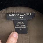 Banana Republic Banana‎ Republic Women's Khaki Cotton Blazer Jacket Size 8 Utility Layering Photo 4