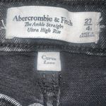 Abercrombie & Fitch  Women's Black Ankle Straight Jeans Photo 2