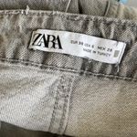 ZARA  High Rise Distressed Straight Leg Jeans Photo 4