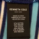 Kenneth Cole blue and white striped, twist front t-shirt dress. Size Small. EUC Photo 8