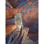 Sport Haley Golf Shirt Collar Vneck Size Medium Pink & Blue 3/4 Sleeve Pocket Photo 4