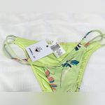 O'Neill NWT  Strappy Cardiff Brook Cheeky Bikini Bottoms - Green Floral - S Photo 4