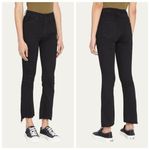 MOTHER Insider Crop Step Fray Jeans Not Guilty Black Women’s Size 25 Raw Hem Photo 1