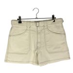 Club Monaco Cream Denim High Rise Shorts 28 Photo 1