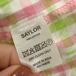 Saylor  Lantana Dress size Small Pink‎ and Green Gingham Ruffle Mini Photo 7