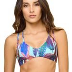 PilyQ NWT  Reversible Utopia Swim Halter Top Size S Photo 1