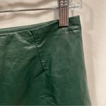 Y2K Green machine faux leather studded micro mini skirt shorts liner rocker punk Size M Photo 7
