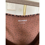 Old Navy  Crop Top Bralette Black Brown Dot Ribbed Barre Workout Beach Lounge Y2K Photo 3