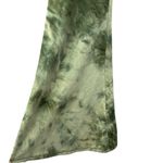 Green Tie Dye High Waisted Flare Stretch Lightweight Legging Pants Womens Small Photo 6