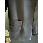 COS  Women's Blue Wool Blended Button Front Biker Jacket Size 10 Photo 3