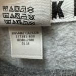 Victoria's Secret  Pink Tropical Palm Cowl Neck Pullover Heather Gray Logo L Photo 4