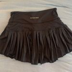 Gold Hinge  Black Skort Pleated Tennis Skort Photo 1