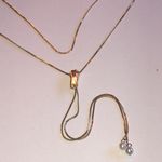 Chic Gold Tone Adjustable Zipper Necklace with Faux Pearl Charms Photo 1