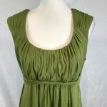 Sangria  olive green empire waist midi dress size 12 Photo 1