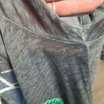 Rocker Girl Womens S Gray Burnout Lucky Charm Top Photo 6