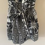 Farm Rio Off-White Monochrome Elegance Scarf Lenzing Romper, Size Medium, $190 Photo 9