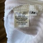 Bella Dahl Women's Tie-Waist Button-Up Blouse White Size M Lightweight Photo 5