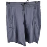 Athleta Venture Bermuda Shorts Featherweight Quick Dry Stretch Mid Rise Purple 2 Photo 1