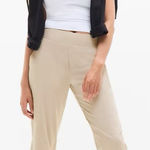 Athleta  Women's Tan Mid-Rise Brooklyn Ankle Pant Size 16 Photo 0