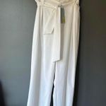Antonio Melani Edith Pleated White Women's Pants Size 10 Photo 0