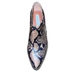 Chelsea and Violet  Ava Snake Print Booties leather side zip size 7.5 Photo 4