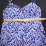 Lilly Pulitzer Keana Satin Midi Designer Slip Dress Barton Blue & Star Gazing 8 Photo 7