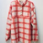 Andrée Boutique Buffalo pink white Sherpa jacket sz 2X Photo 0