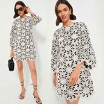 Zimmermann  Ottie Lace Shift Mini Dress Cream Black US 4 NWT AU 0 Photo 0