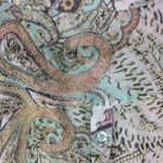 Cato  26 28W Eucalyptus Aqua TanbPaisley Sheer Tunic Plus Photo 12