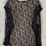 Peter Nygard  Black See-Through Blouse Size 14P Photo 1