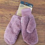 The North Face Unisex Ridge Fleece Mitts in Wild Ginger Size Large Photo 1