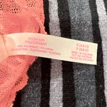 PINK - Victoria's Secret Victoria's Secret PINK Vintage Neon Orange Lace Racerback Bralette Photo 7