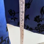 Betsy and Adam Vtg Y2K Betsy Adam Sz 8 Maxi Blue Black Velvet jacquard Wimisigoth Fairy Witchy Photo 8