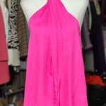 DO+BE Blouse Womens Size Small Pink Tropical Swirl Lined Halter Tank Flowy CHIC Photo 1