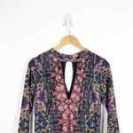 Free People  Cabaret Long Sleeve Maxi Dress Medium Sunrise Combo Stretch Photo 3