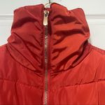 Ci Sono Los Angeles Burnt Orange Quilted Puffer Jacket Size Small Photo 5