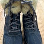 Clarks Collection Mazlyn Arctic Winter Snow Boots Blue Faux Trim Cozy Size 10 Photo 2