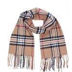 Plaid Bucket Hat, Scarf, and Sunglasses Set Tan Photo 3