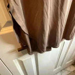 Lush Clothing Casual T-Shirt Maxi Dress with Pocket Taupe Brown B3 Photo 3