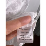 Princess Polly  Lorinda Mini Dress White Cotton Fit Flare Size US 6 Bridal Party Photo 3