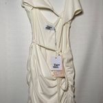Tiger Mist White Ruched Detail Mini Dress Photo 3