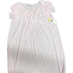 Miss Elaine Classics Pink Nylon Nightgown Medium Embroidered NWT Photo 0