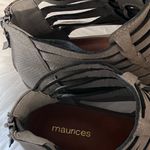 Maurice's  size 11 Gray Cutout Ankle Booties Photo 2