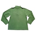 Sahalie Fleece Pullover Women Small Quarter Zip Shirt Ladies Green Mock Neck VTG Size undefined Photo 1