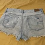 American Eagle Light Wash Tomgirl Shortie Shorts Photo 7