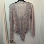 Free People NWT In My Head Sheer Lace Bodysuit Photo 4
