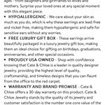 Cate & Chloe Bianca 18k Rose Gold Plated Crystal Silver Hoop Earrings Pink Photo 9