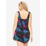 Hot Topic Black Pink Teal Galaxy Space Shorts Romper XL, NWT Photo 9