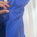 Tropical Escape Women's  Cobalt Blue Ruched V-Neck Swimsuit Size 8 EUC #7800 Photo 4