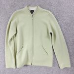 Eileen Fisher Vintage Womens Felted Lambswool Jacket PS Green Full Zip Cardigan Photo 7